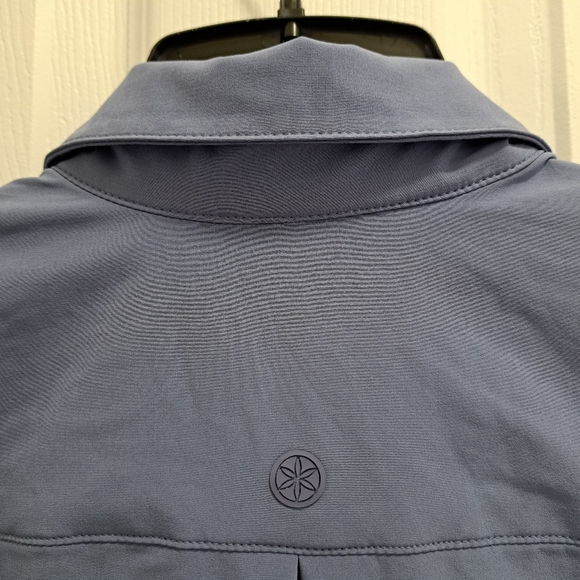 GAIAM Women's Purple Sleeveless Blouse Size Small Lightweight Stretch Woven - Picture 11 of 14